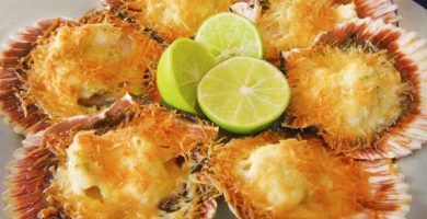 conchitas a la parmesana receta