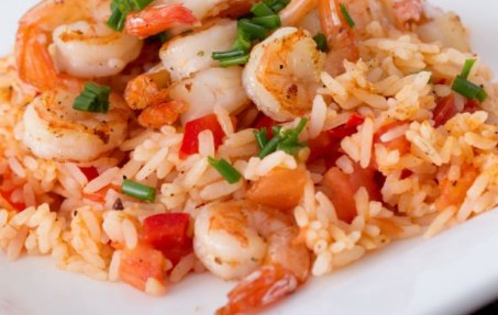 Receta de arroz con camarones