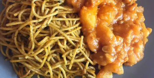 Carapulca con sopa seca