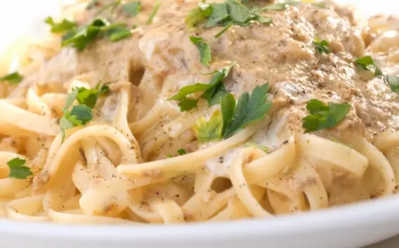 Receta de Tallarines con Atún